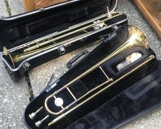 2 Trombone yamaha in a great condition and original boxes 