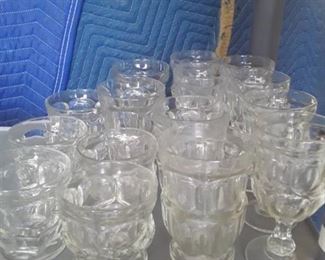 15 pcs. and Various Sized LIBBY Glasses
