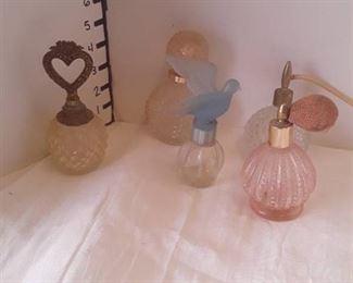 (5) Vintage Perfume Bottles