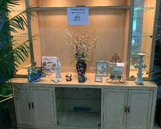 Thomasville Lighted Entertainment Center L82” x W20” x H82”