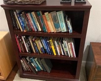 Bookshelf L36” x W14” x H44” and plenty of books too. 