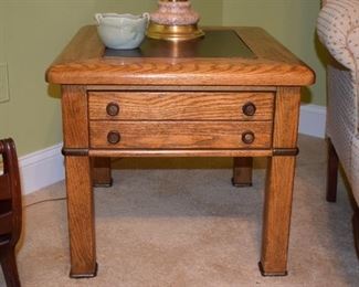 Map Chest End Table