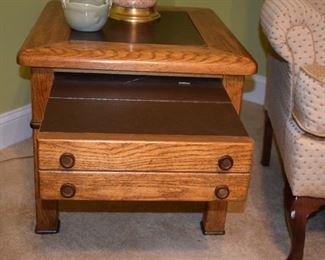 Map Chest End Table