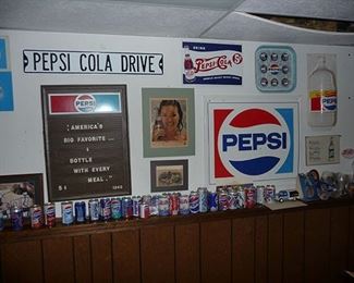 Pepsi Signage & Collectibles