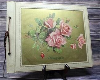 Two Vintage Photo Albums with BW Photos