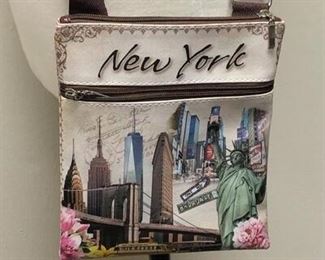 New York Long Strapped Purse Cross Body Bag