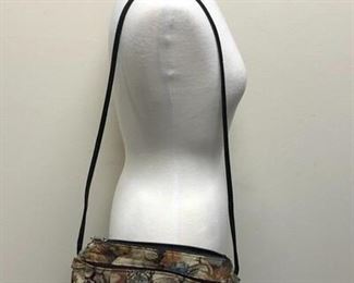 Cat Designed Long Strapped Purse