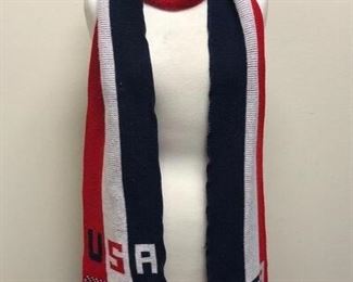 USA Red, White, Blue Long Winter Scarf