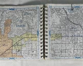 Vintage Thomas Guide Map 1985 LA and Orange County