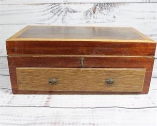 Vintage Wooden Jewelry Box