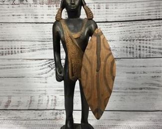 Wooden Tribal Native Figurine Statue