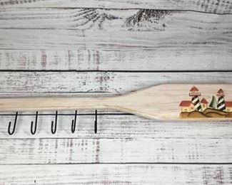 Decorative Nautical Boat Oar Paddle Key Holder