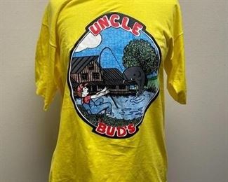 Bright Yellow Uncle Buds Large TShirt