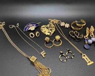 Goldtone Fashion Jewelry Lot