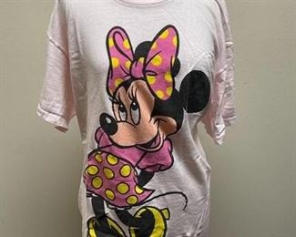 Light Pink Minnie Mouse Oversized TShirt Cover Up