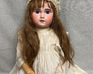 Antique Bisque and Composite Tete Jumeau 1907 15 Doll