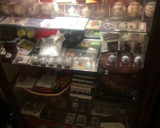 All types of memorabilia for sale---