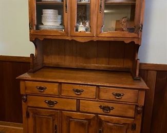 Young Republic Maple China Hutch