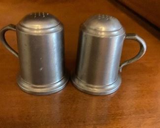 Pewter Salt and Pepper Set