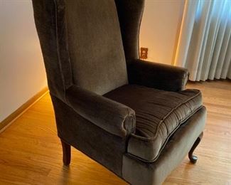 Upholstered Wingback Chair