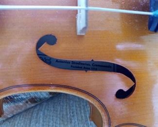Antonius Stradivarius Cremonensis Violin-likely a reproduction