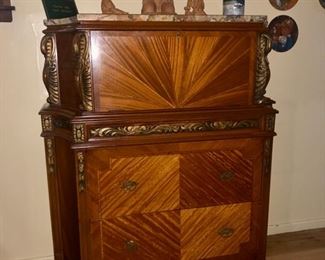 Gorgeous vintage King bedroom furniture with Vanity