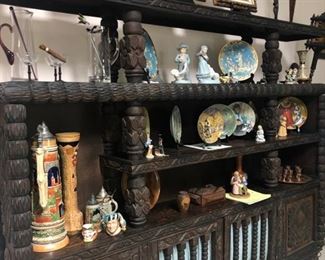 Spanish style vintage wall unit 