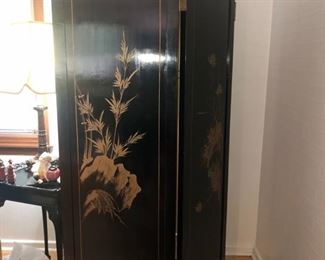 Gorgeous Four panel Asian Screen 