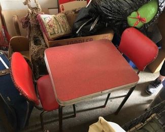 Kids size Diner table & chairs 