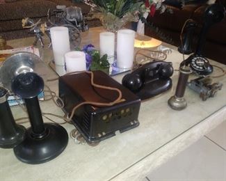 Collection of Antique Phones