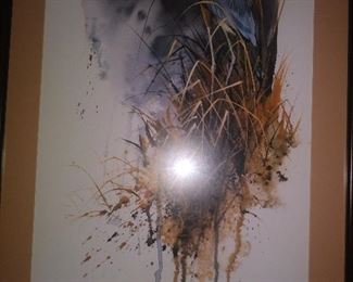 Signed and Numbered Blue Heron Print