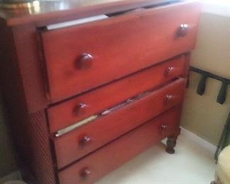 Circa 1850's Mahogany Dresser