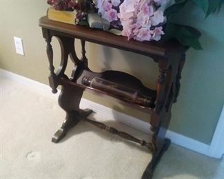 Antique Side Table Bookcase