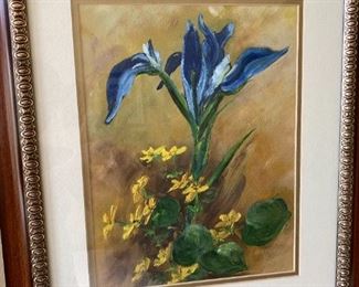 Beautiful original artwork, framed.