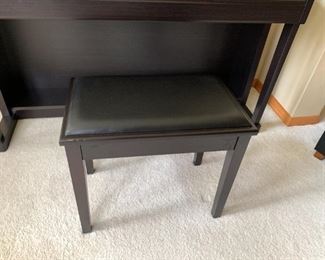 Piano bench.