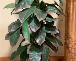 Brass potted greenery