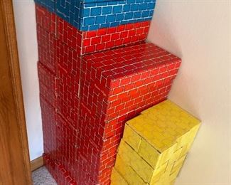 Fun cardboard blocks.
