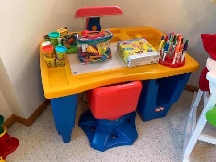 Little tykes art desk.