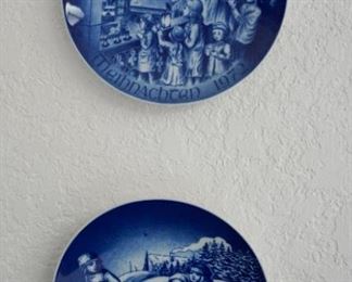 Danish Christmas plates