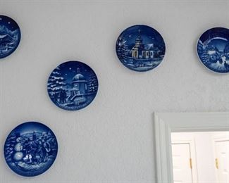 Danish Christmas plates