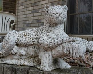 Concrete garden statue