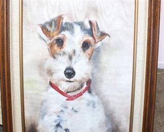 Fox Terrier Painting