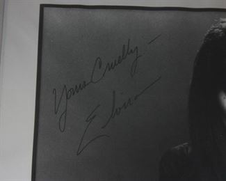 Elvira Poster with Autograph