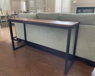 Arhaus Wood & Iron Base