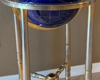 Gorgeous Globe on Brass Stand