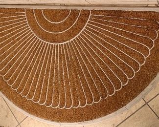 Semi-Circle Entry Patio Rug