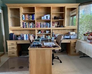 Custom Office Suite, 2 Office Chairs, Holiday, Books and more...
