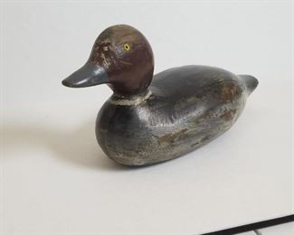 small vintage wood duck decoy