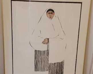 R C Gorman limited edition lithograph 