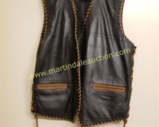 3B West by Transmith leather vest